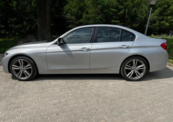 BMW Seria 3 cena 58600 przebieg: 170000, rok produkcji 2017 z Rzeszów małe 79